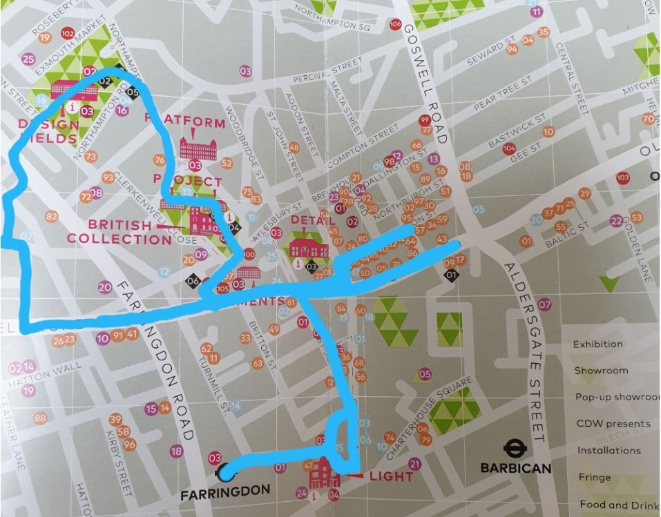 Clerkenwell map